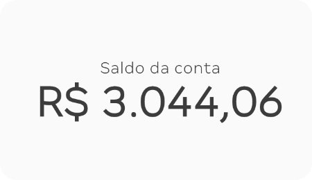 Imagem de saldo da conta